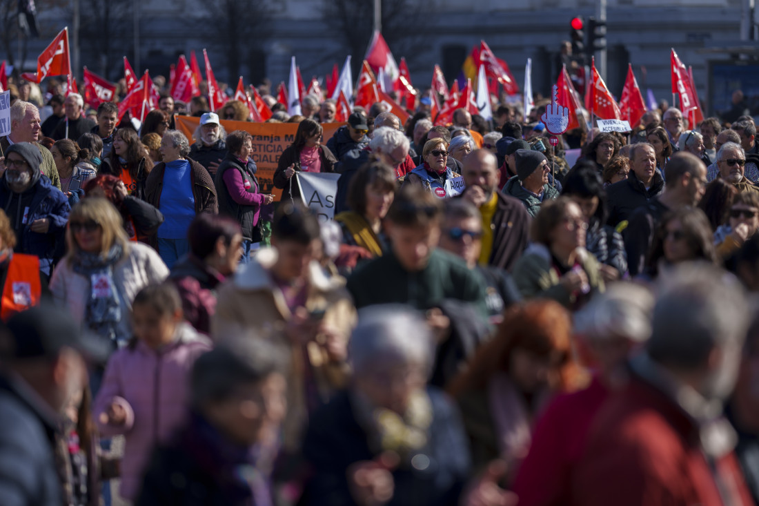 Građani Valjadolida na protestu u odbranu javnog zdravstva